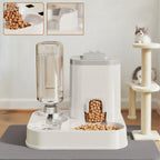Automatic Pet Feeder & Water Dispenser – Gravity-Powered, No Batteries Needed