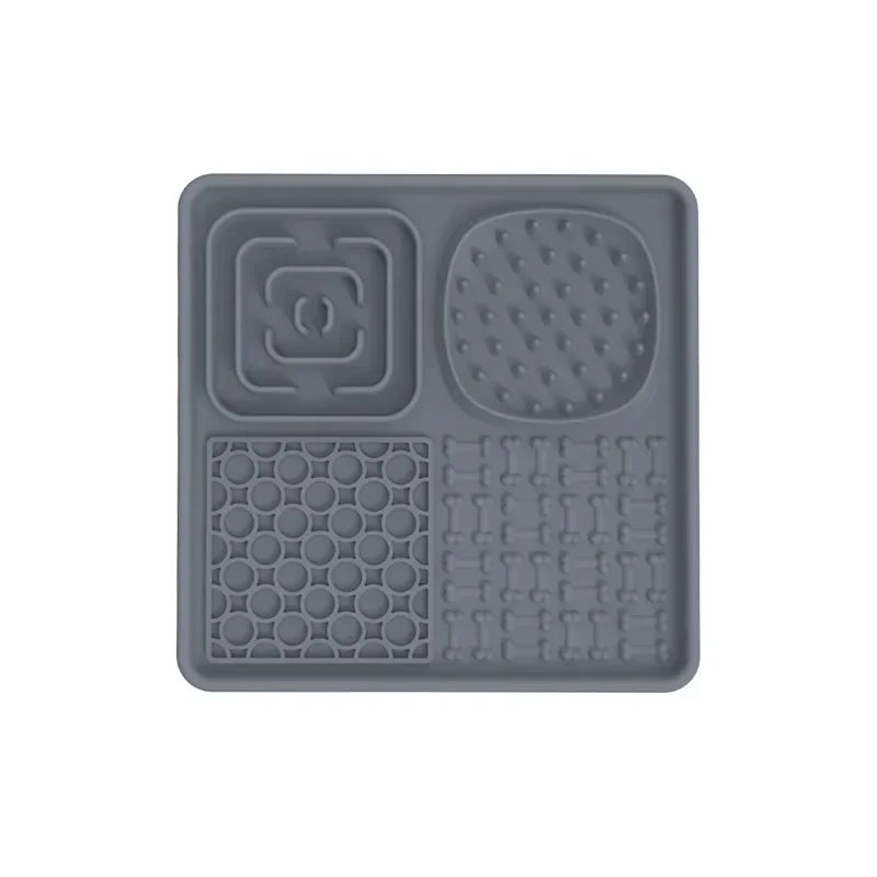 Slow Lick Mat for Dogs & Cats – Silicone Suction Licking Pad